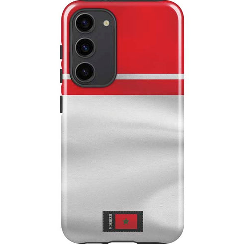 Morocco Soccer Flag Galaxy S23 Plus Pro Case